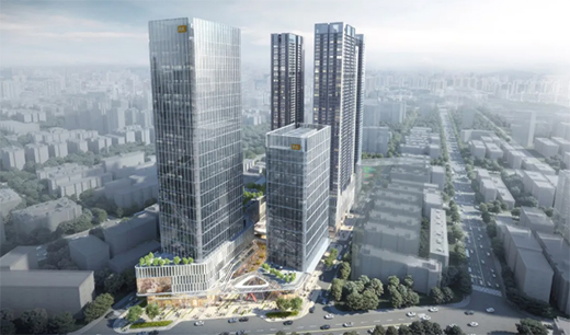 10 DESIGN 設(shè)計的深圳華潤置地筍崗中心建設(shè)火熱進(jìn)行中